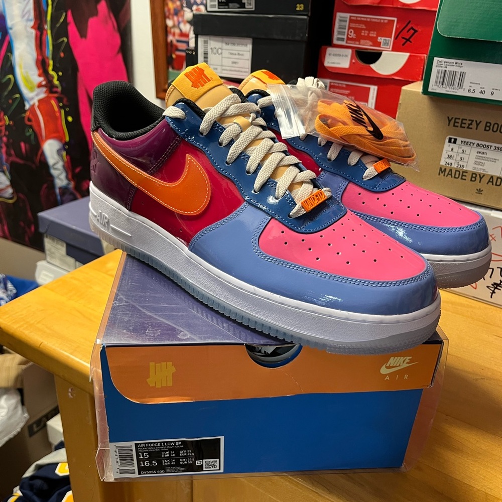 Nike Undefeated x Air Force 1 Low ‘Total Orange’ SZ:15